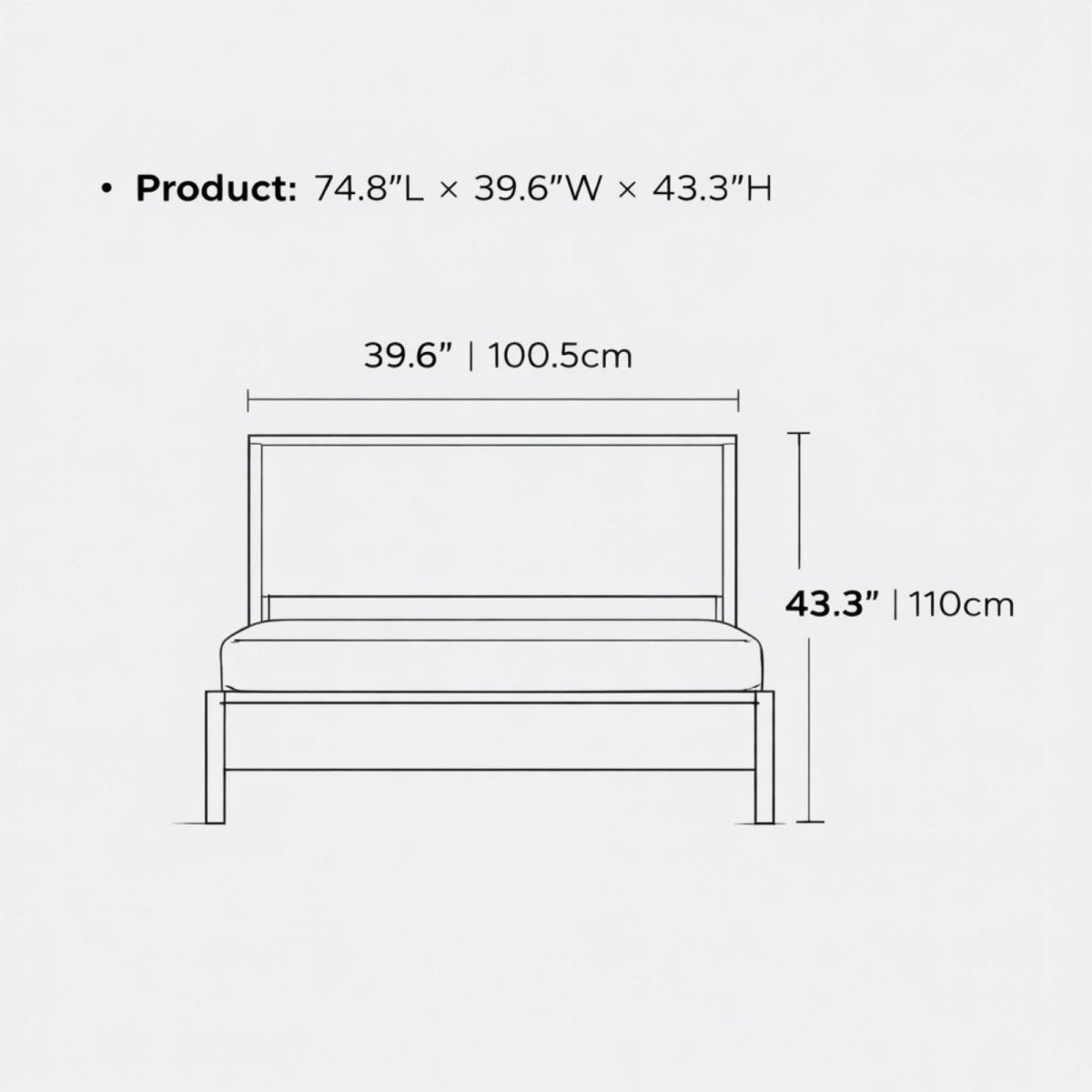 The Dreamer Twin | Velvet Channel-Tufted Sanctuary Bed