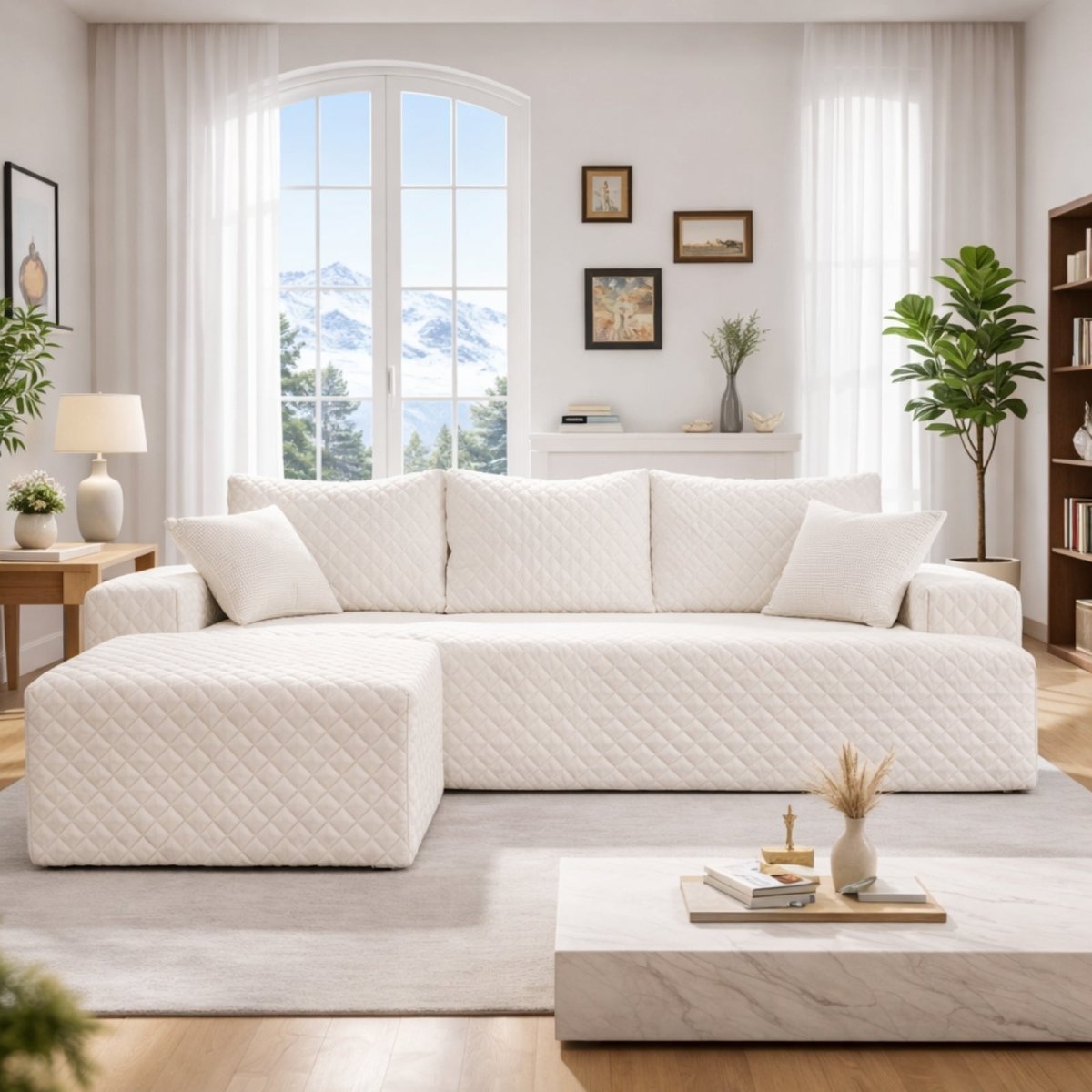 The Altitude Modular | Deep-Seat Cloud Sectional & Ottoman