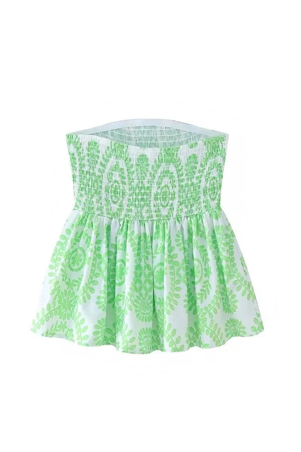 Sarina Ruffle Tube Top