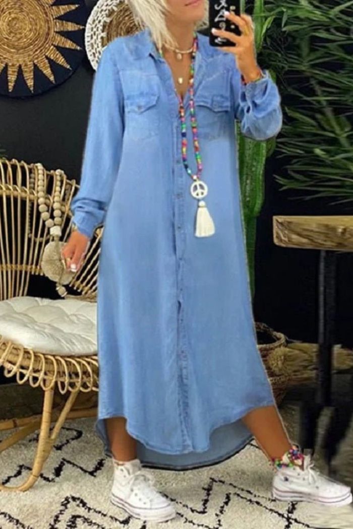 Janice Long Denim Dress