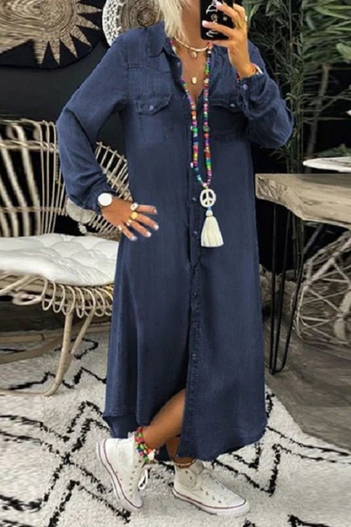 Janice Long Denim Dress