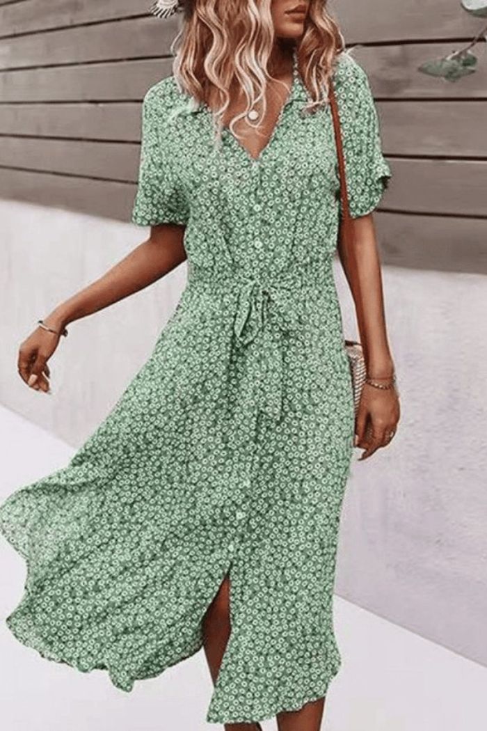 Flora long dress
