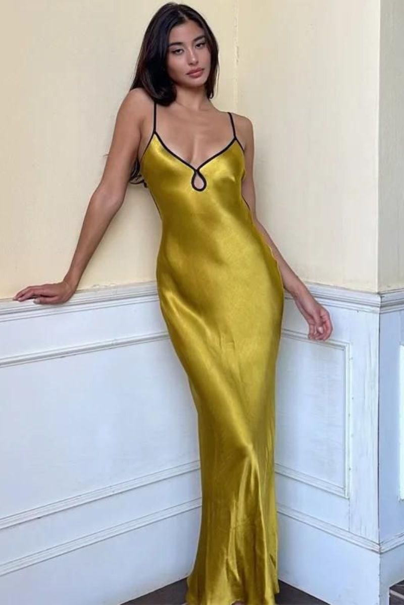 katniss yellow dress Stunning Transformation by Everdeen HG: Katniss's Interview Dress by