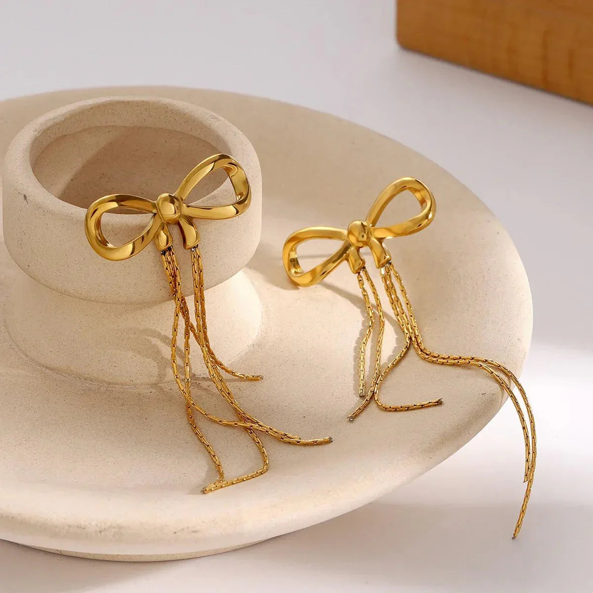 Fleur Bow Earrings