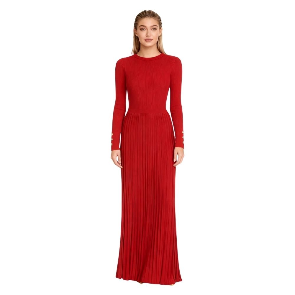 crimson long sleeve dress CRIMSON LONG SLEEVE MINI DRESS