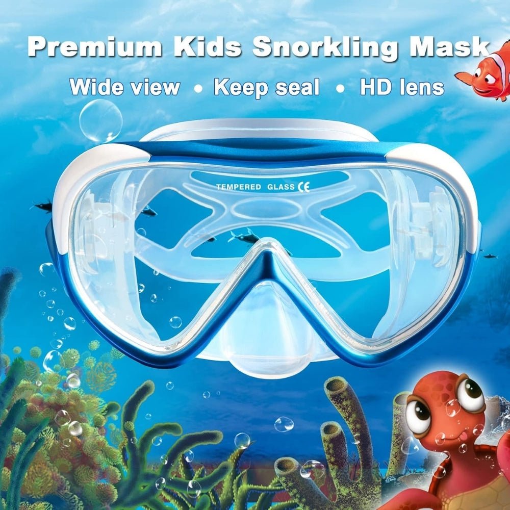 anti-leak," "panoramic view," "ocean exploration," "pool swimming," "beach vacation essential," "comfortable fit," and "easy breathing