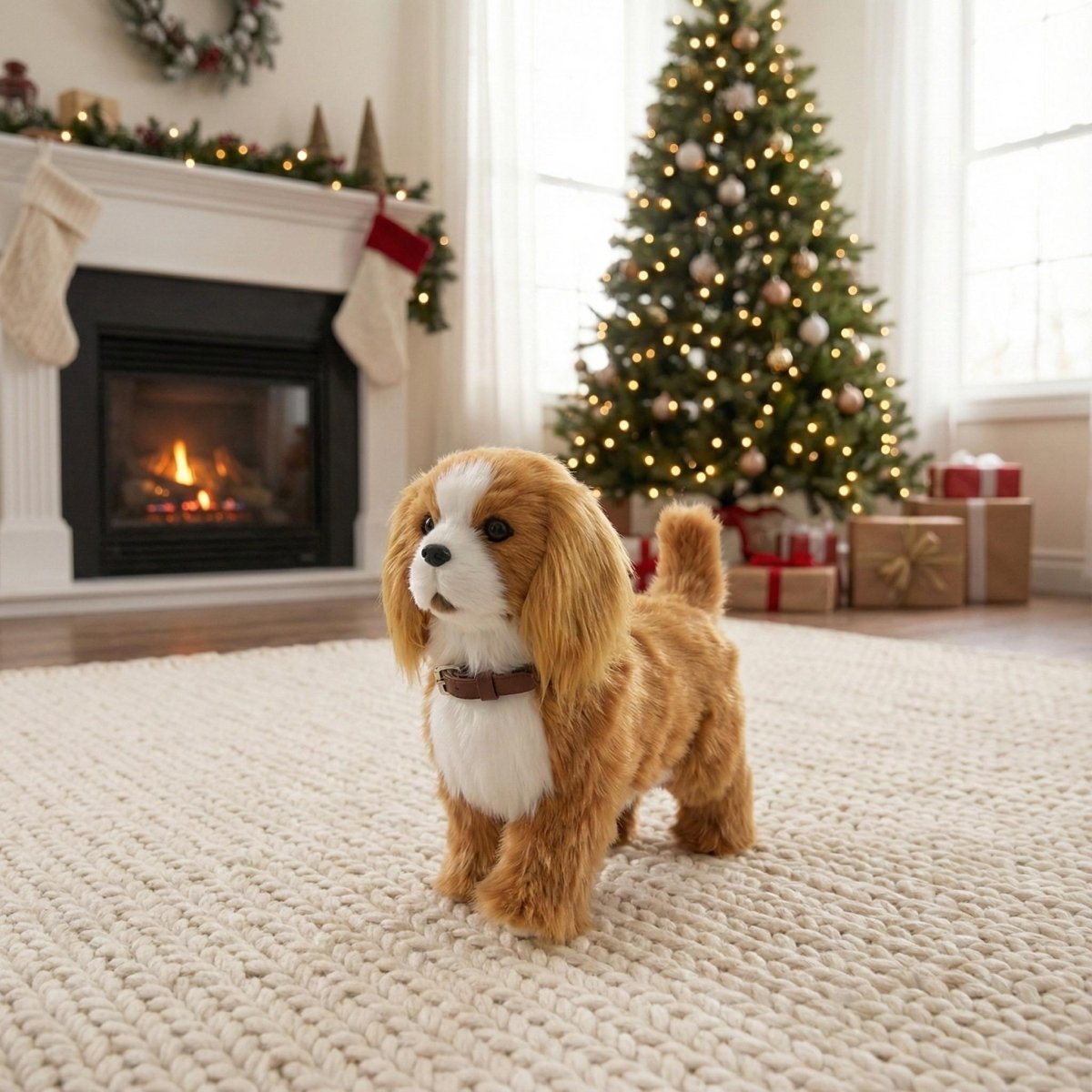 Realistic Robot Puppy – Cavalier King Charles Spaniel Toy | Walks, Barks & Wags Tail