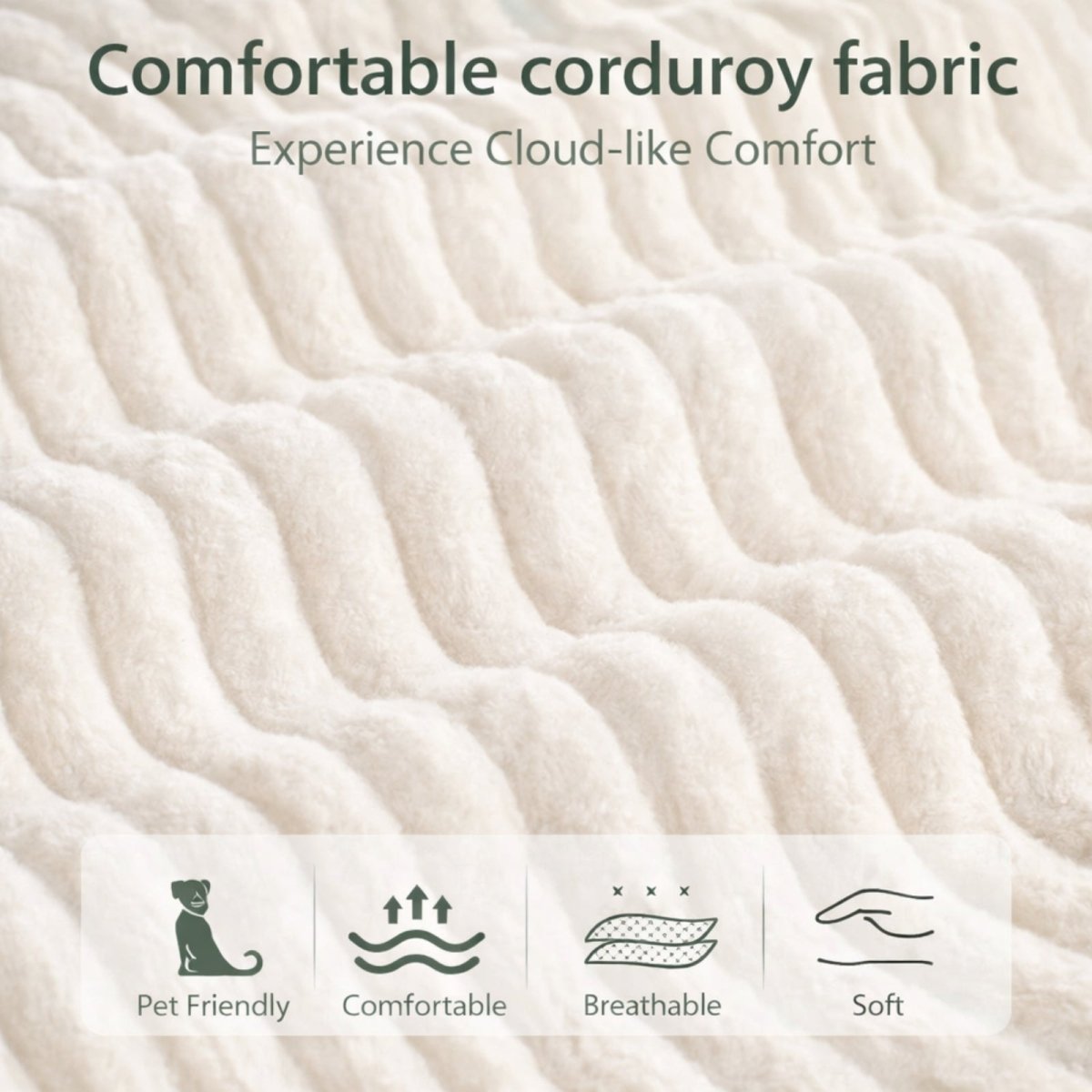 The Luna Cloud Chair | Oversized Corduroy Swivel