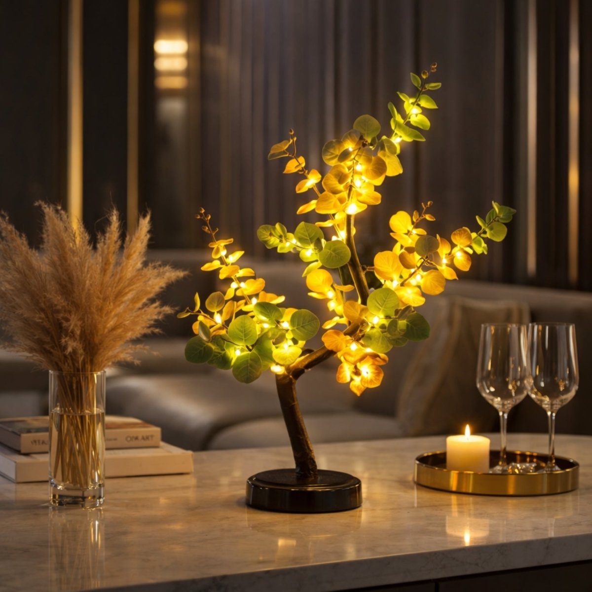 The Lumina Serenity Tree | Illuminated LED Botanical Lamp