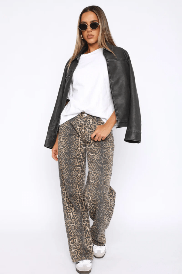 Nola Leopard Jeans