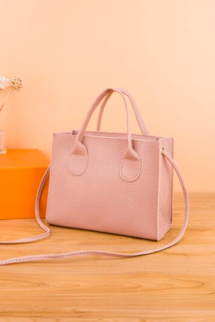 Trendy Waterproof Lychee Handbag & Cross-Body Bag for Women