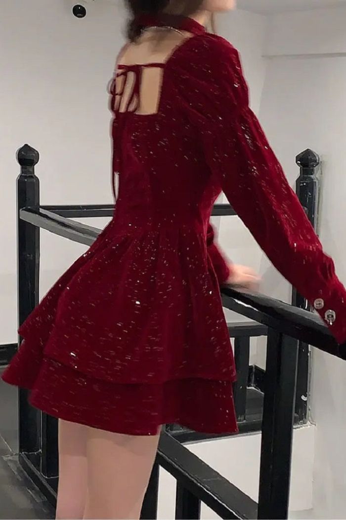 Deana Velvet Dress