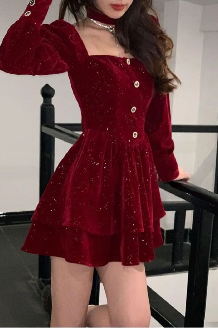 Deana Velvet Dress