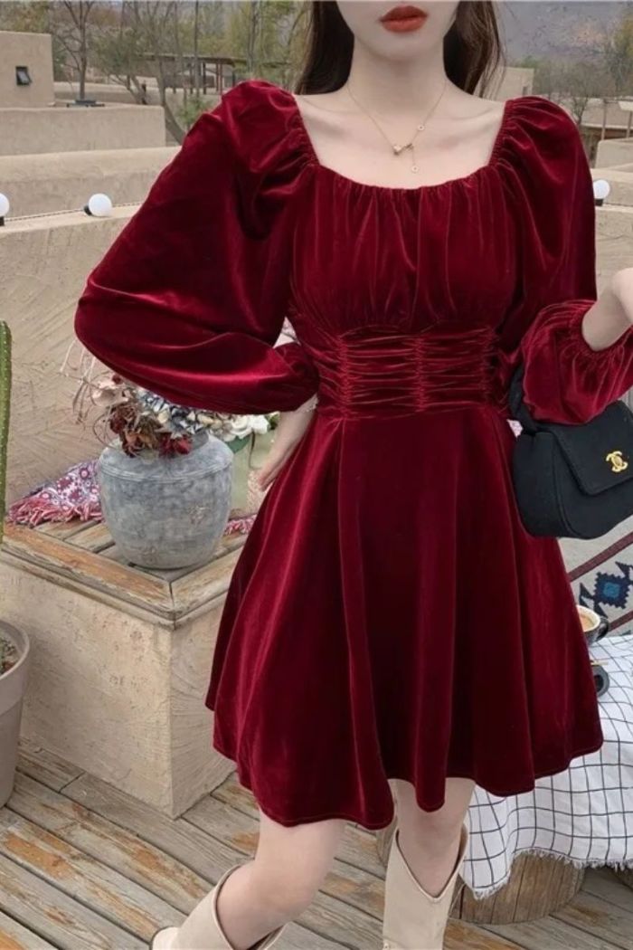 Jayda Velvet Dress