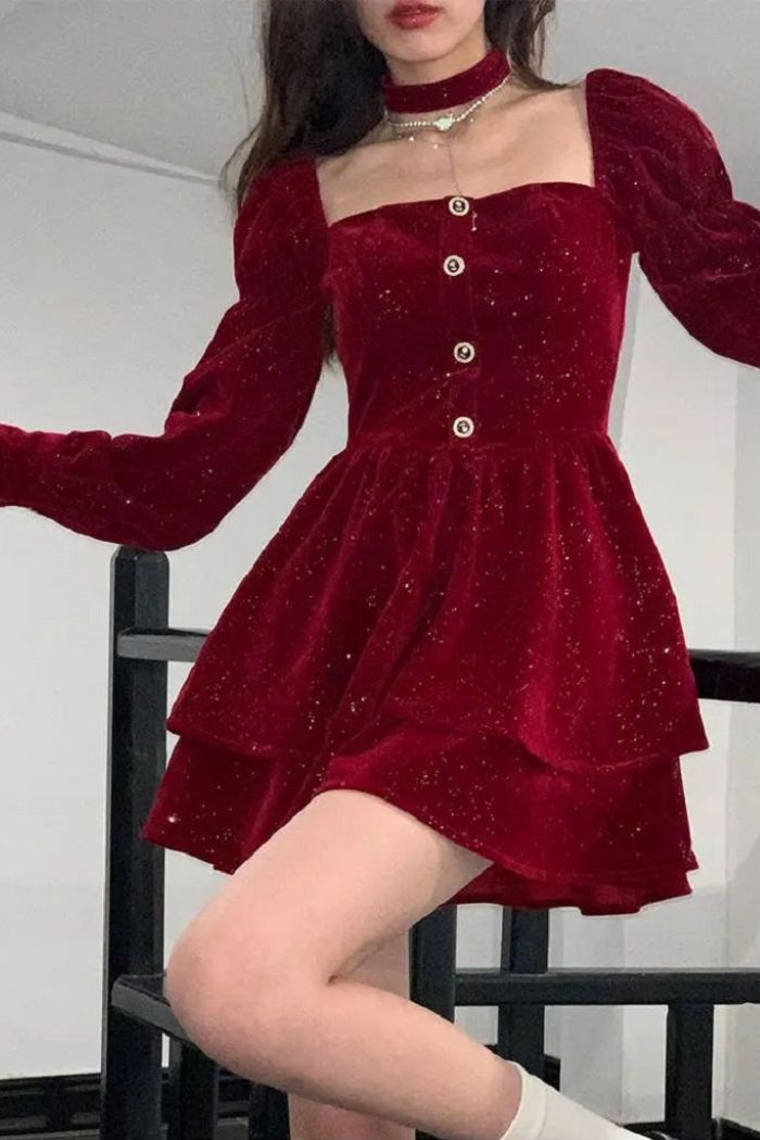 Deana Velvet Dress