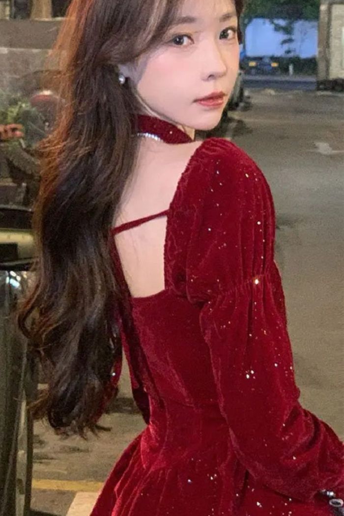 Deana Velvet Dress