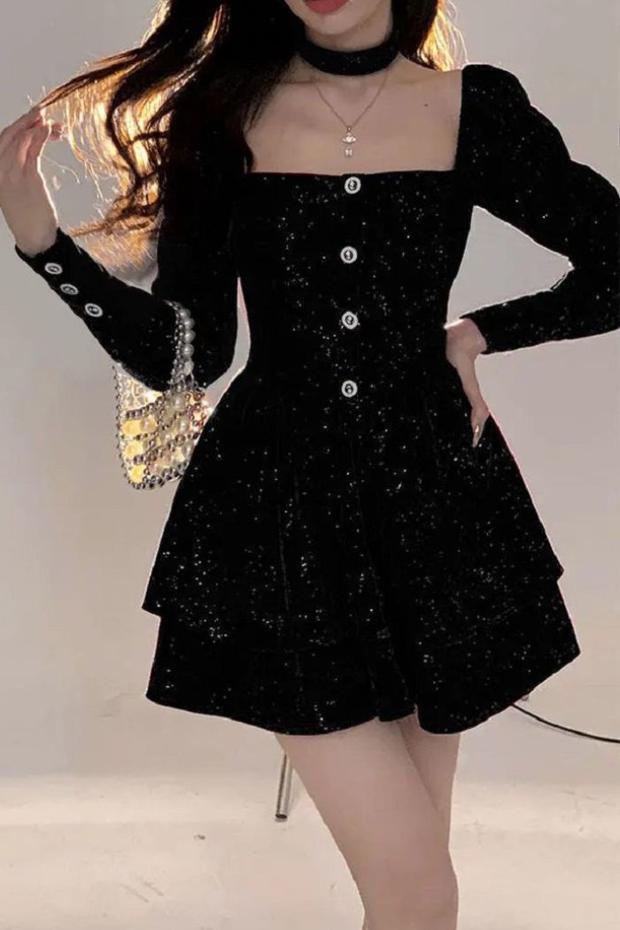 Deana Velvet Dress