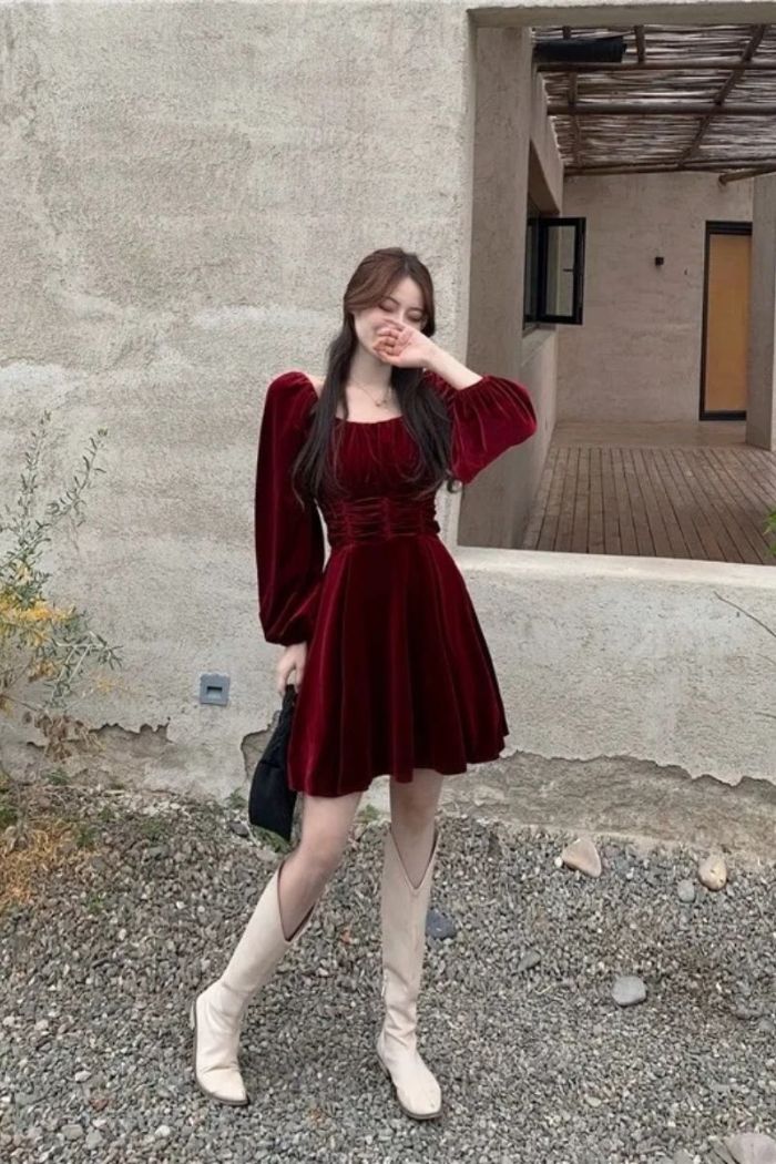 Jayda Velvet Dress