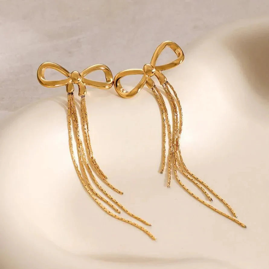 Fleur Bow Earrings
