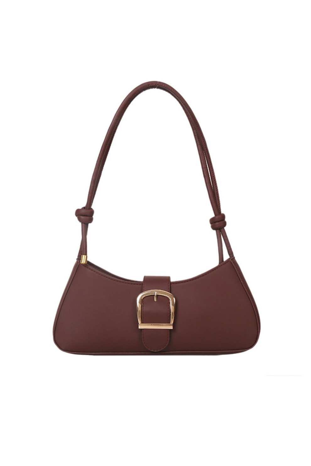 Aby Leather Belted Shoulder Bag