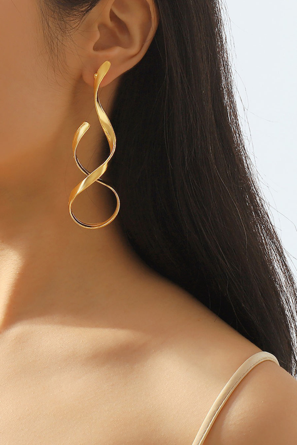 Crissia Swirl Spiral Earrings