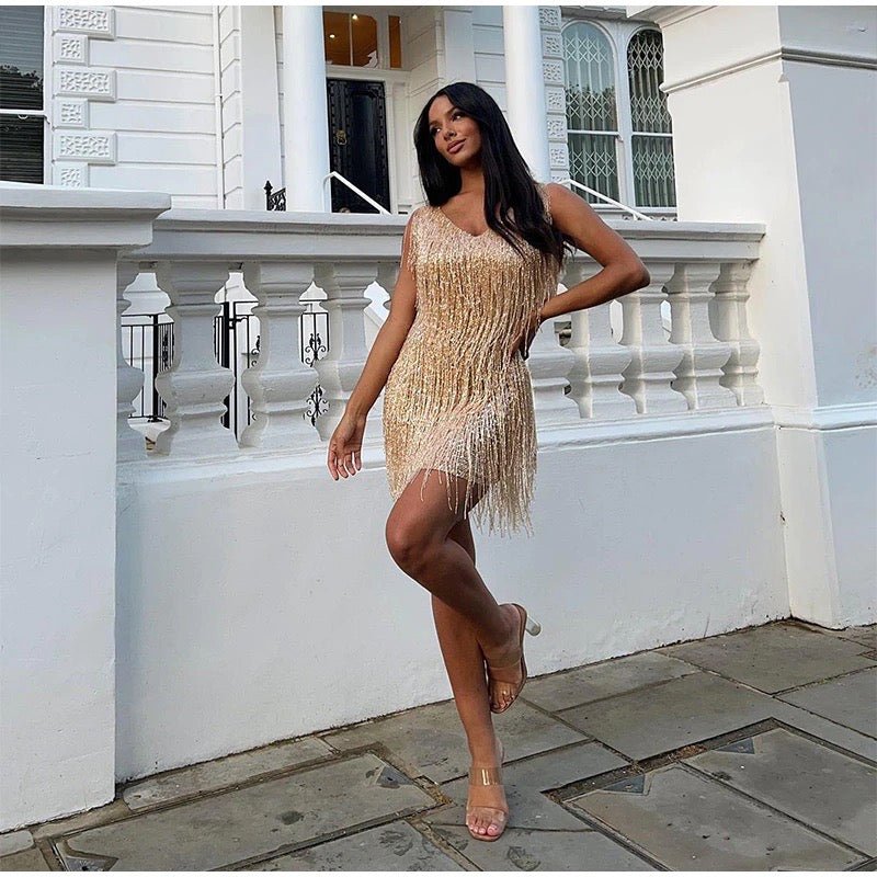 Elena Sequin Dress