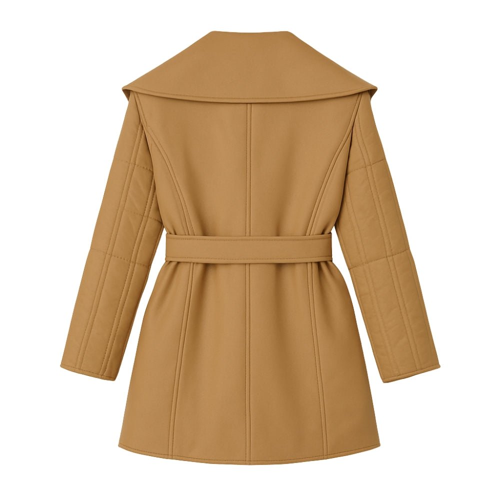 investment piece," "timeless outerwear," "versatile jacket," "fall essential," and "luxury wool blend